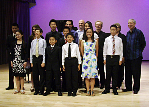 The Student Recital Participants